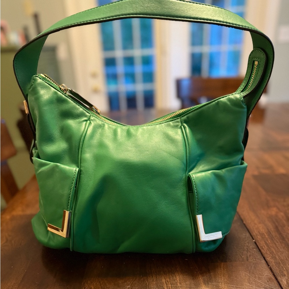 Green Leather Women's Bag